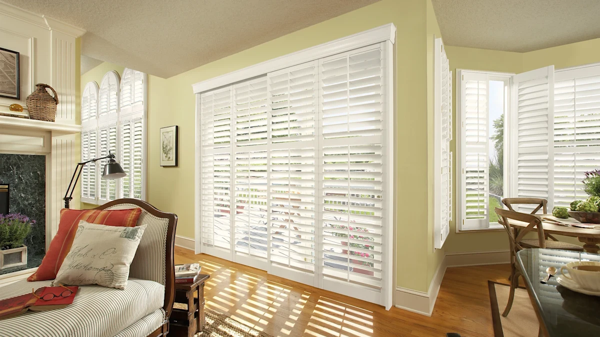 Alta custom plantation shutters installed in a bright home