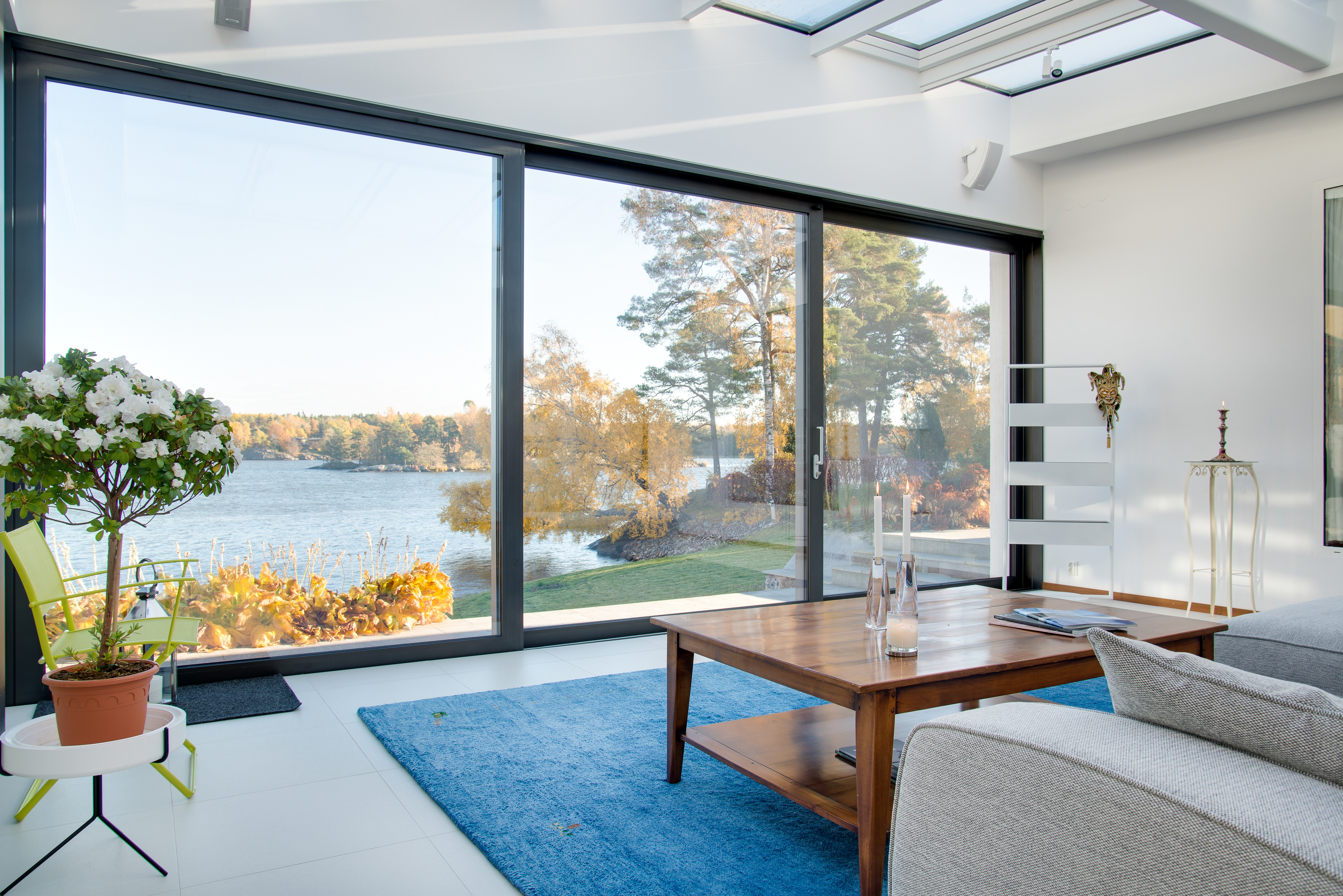 Side-by-side comparison of home window tint options — solar, ceramic, and privacy film