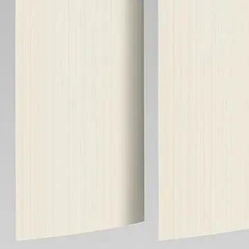 Ribbed Curved PVC Ivory