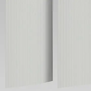 Ribbed Curved PVC Gray